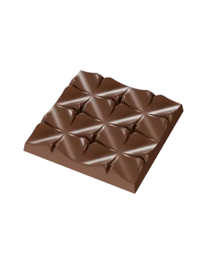 2005-Tablet 3D Piramit Yıldız Desenli Polikarbon Çikolata Kalıbı
